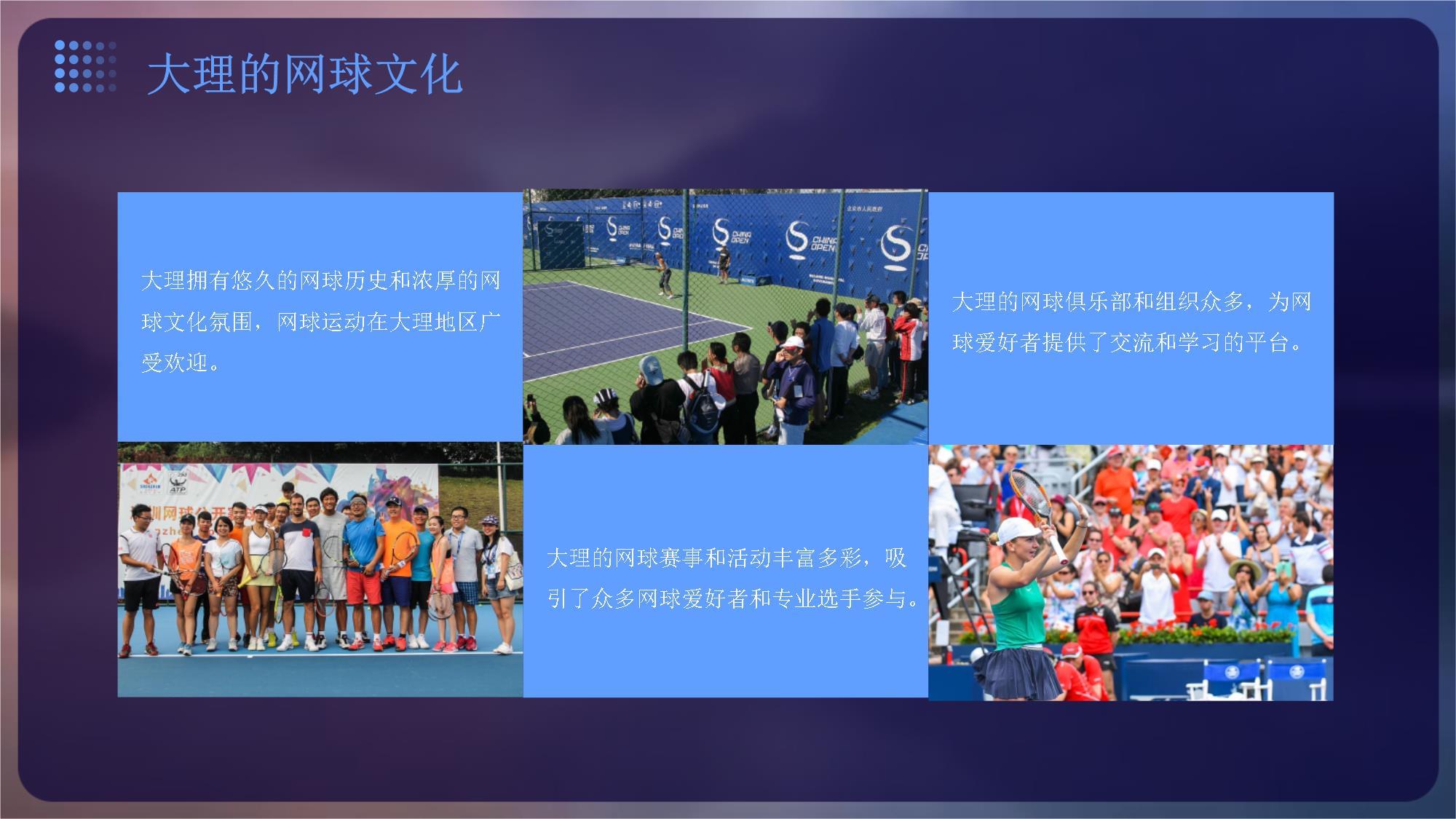 大理網球賽事策劃文案方案